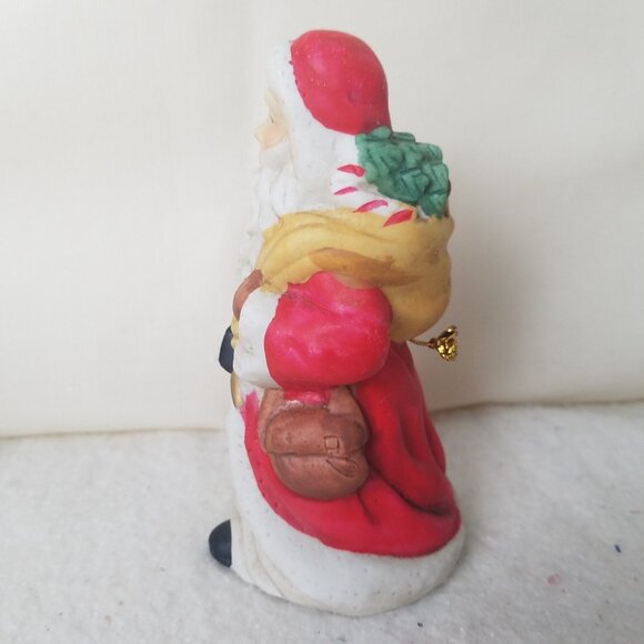 HOMETRENDS Porcelain Santa Claus Dinner Bell 4.5" With Box Christmas - Picture 5 of 9